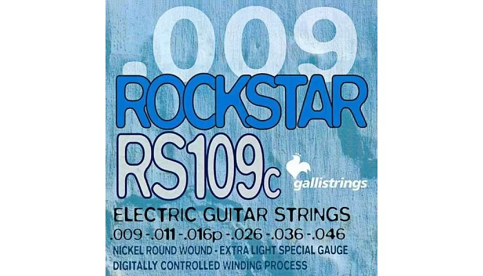 Комплект струн для электрогитары Galli Rock Star RS170 (11-49) Jazz Rock