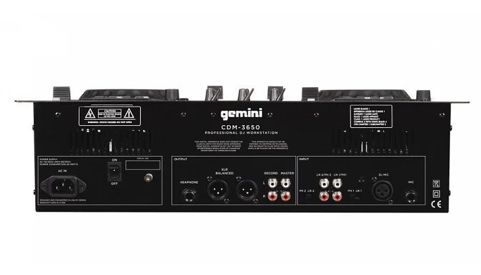 DJ контроллер Gemini CDM-3650, фото № 2