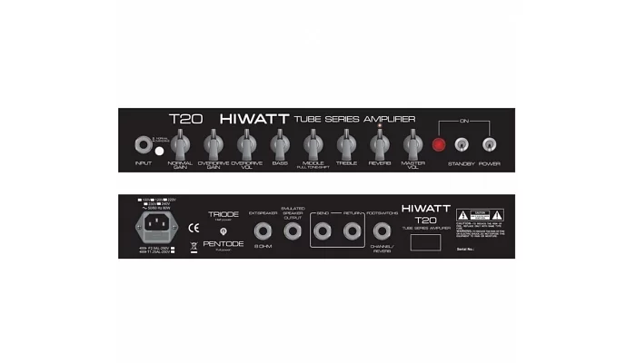 Комбопідсилювач для електрогітари Hiwatt T-20, фото № 3