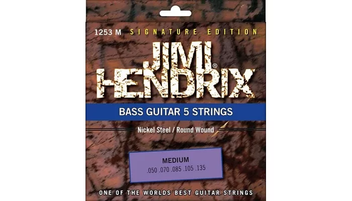 Комплект струн для бас-гитары Jimi Hendrix 1253 M