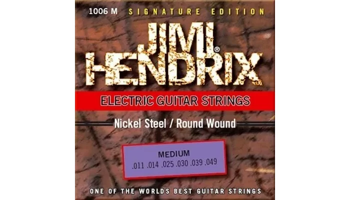 Комплект струн для электрогитары Jimi Hendrix 1006 M