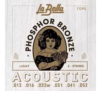 Комплект струн для акустичної гітари La Bella Strings L-7GPS