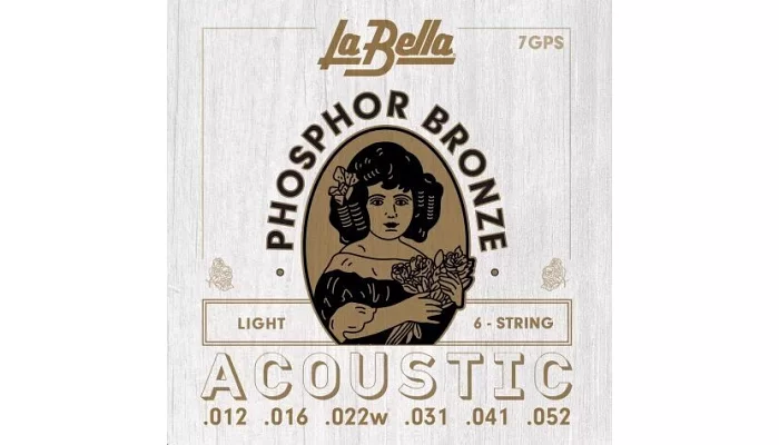 Комплект струн для акустической гитары La Bella Strings L-7GPS