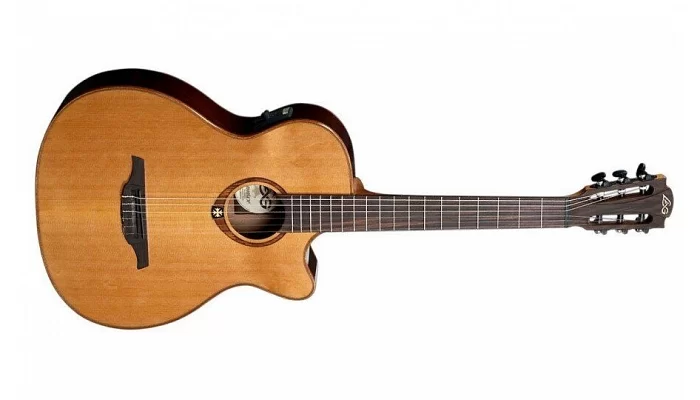 Электроакустическая гитара с нейлоновыми струнами Lag Tramontane TN100ACE, фото № 2
