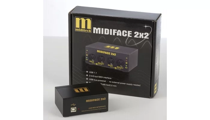 Звуковая карта Miditech Midiface 2x2, фото № 2