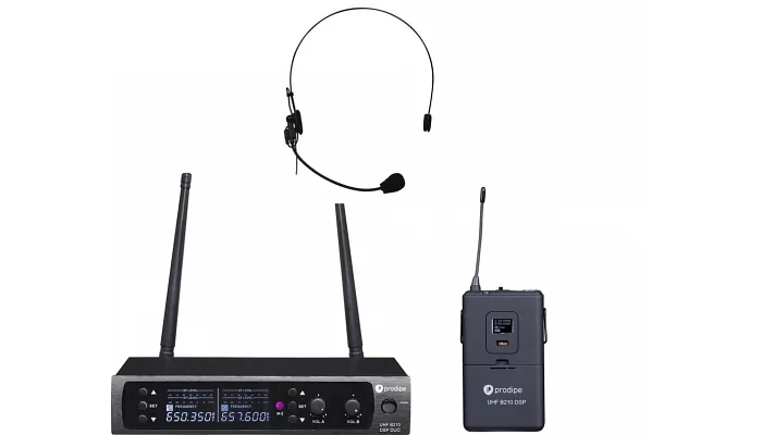 Радіосистема з наголовним мікрофоном Prodipe UHF B210 DSP Headset Solo, фото № 1