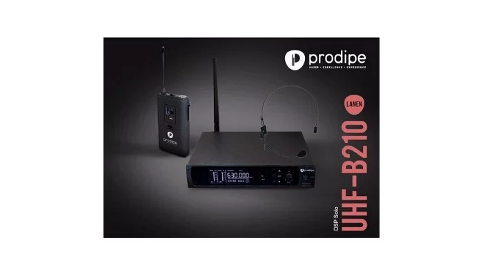 Радіосистема з наголовним мікрофоном Prodipe UHF B210 DSP Headset Solo, фото № 5