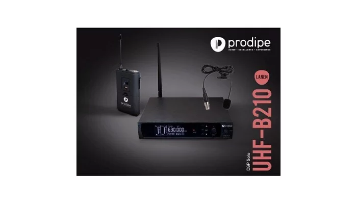 Радіосистема з петличним мікрофоном Prodipe UHF B210 DSP Lavalier Solo, фото № 5