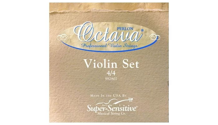 Комплект струн для скрипки Super-Sensitive Perlon Octava SS2807 (4/4)
