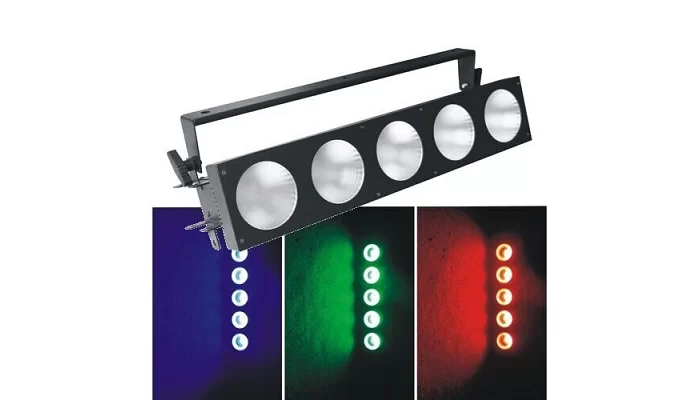 Світлова LED панель YC-CB150 LED RGB matrix bar 5x 30W RGB 3 in 1, фото № 4