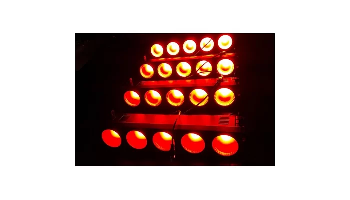 Світлова LED панель YC-CB150 LED RGB matrix bar 5x 30W RGB 3 in 1, фото № 5
