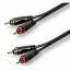 Готовий аудіокабель Roxtone RACC130L3, 2х1x0.14 кв. мм, вн. діаметр 4x8 мм, 3 м
