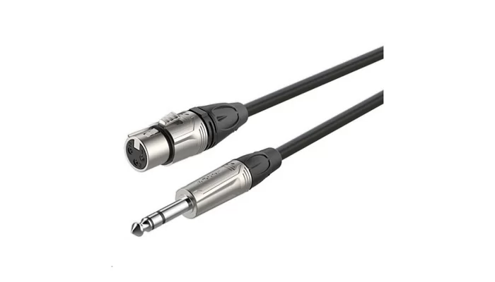 Готовый микрофонный кабель Roxtone DMXJ220L5, 2x0.22 кв.мм, вн.диаметр 6 мм, 5 м