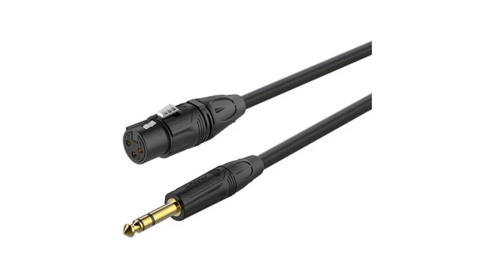 Готовий мікрофонний кабель Roxtone GMXJ220L3, 2x0.30 кв.мм, вн.діаметр 6.5 мм, 3 м