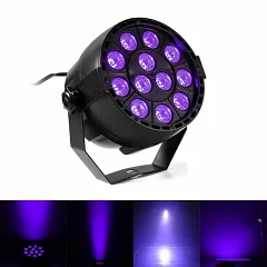 Светодиодный ультрафиолетовый LED прожектор New Light PL-99UV 12*3W UV LED Par Light