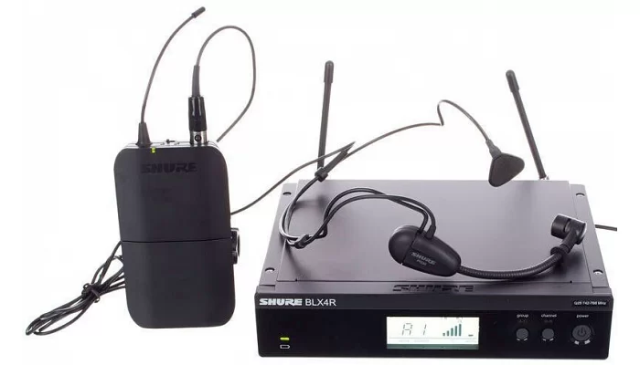 Радиосистема с головным микрофоном SHURE BLX14RE/P31-Q25, фото № 1