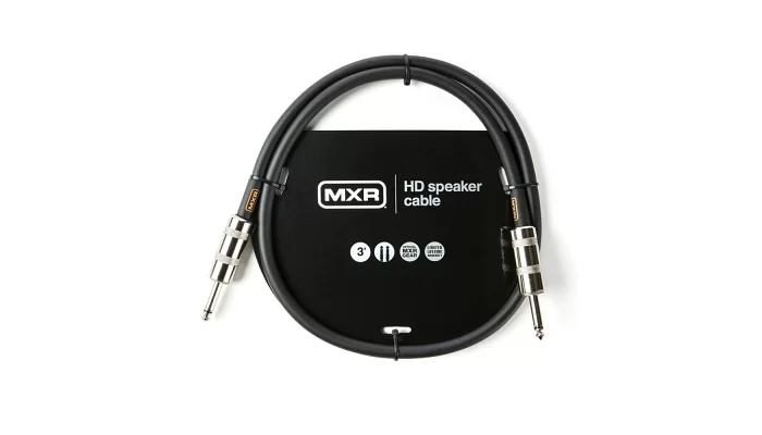 Акустичний кабель для гітарних підсилювачів, MXR High Definition Speaker Cable DUNLOP DCSTHD3 MXR HIGH DEFINITION TS SPEAKER CABLE - 3 FT