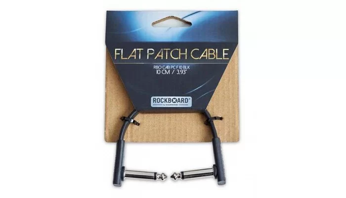 Инструментальный патч-кабель для гитарных педалей ROCKBOARD RBOCABPC F10 BLK FLAT PATCH CABLE, фото № 1