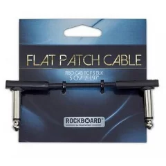 Инструментальный патч-кабель для гитарных педалей ROCKBOARD RBOCABPC F5 BLK FLAT PATCH CABLE
