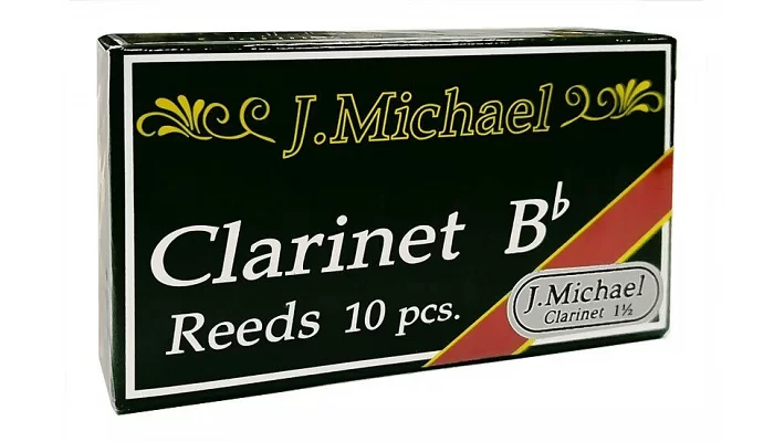Набор тростей для кларнета Bb, J.MICHAEL R-CL1.5 BOX - Bb Clarinet 1.5 - 10 Box