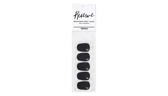 Наклейки для мундштука RICO Reserve Mouthpiece Patches (Black), фото № 2