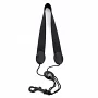 Ремень для тенор / баритон саксофона RICO SLA13 Rico Fabric Sax Strap (Black) with Plastic Snap Hook