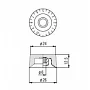 Ручка для потенциометра PAXPHIL KSP35 BARREL SPEED KNOB (WHITE)