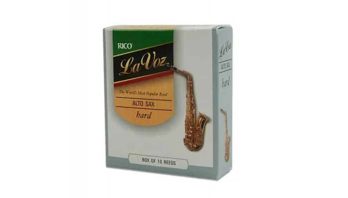 Трости для альт саксофона RICO La Voz - Alto Sax Medium Soft - 10 Box