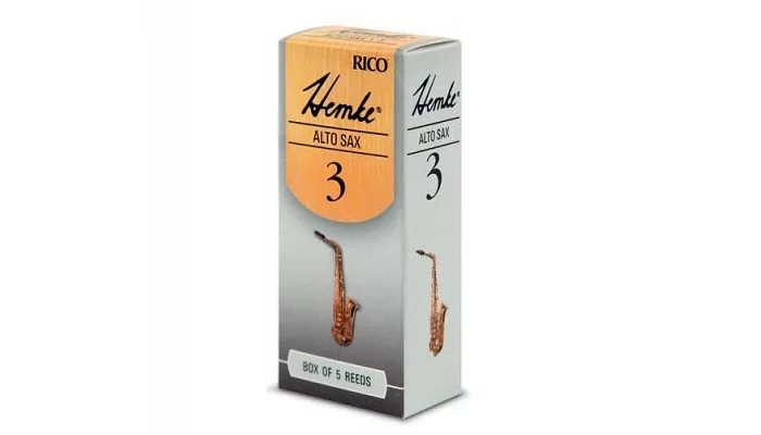 Трости для альт саксофона RICO Hemke - Alto Sax #3.0 - 5 Box