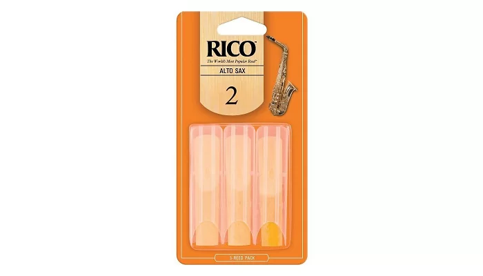 Трости для альт саксофона RICO Rico - Alto Sax #2.0 - 3-Pack