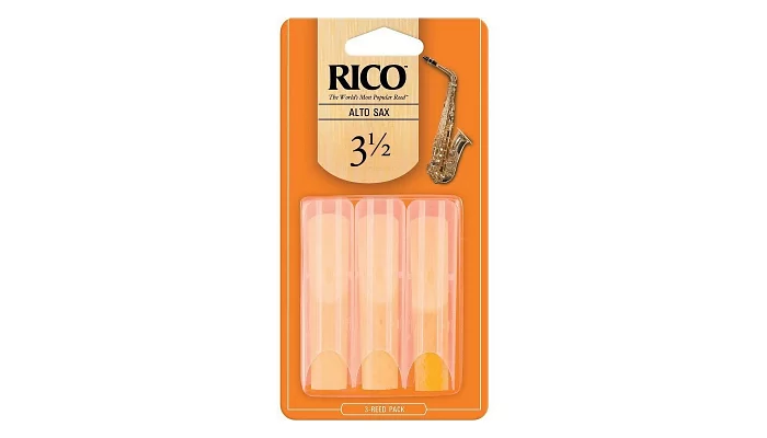 Тростини для альт саксофона RICO Rico - Alto Sax # 3.5 - 3-Pack