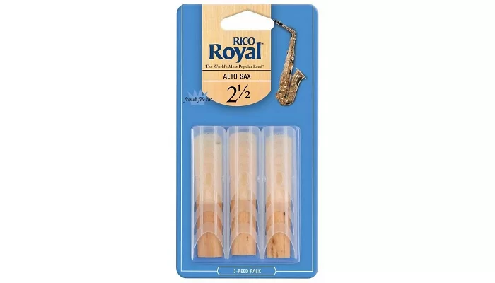Тростини для альт саксофона RICO Rico Royal - Alto Sax # 2.5 - 3-Pack