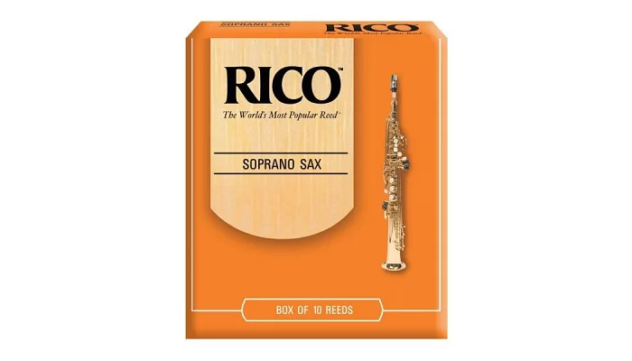 Трости для сопрано саксофона RICO Rico - Soprano Sax #1.5 - 10 Box
