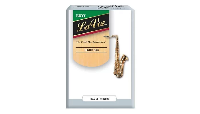 Трости для тенор саксофона RICO La Voz - Tenor Sax Medium Soft - 10 Box