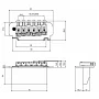 Тремоло для электрогитары PAXPHIL BS108C (CR)