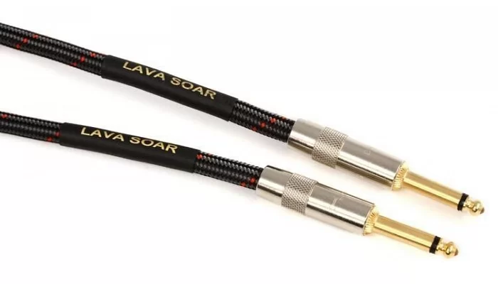 Инструментальный кабель Jack 6,3 - угловой Jack 6,3 LAVA CABLE LCSR10 Soar Instrument Cable 10ft, фото № 1