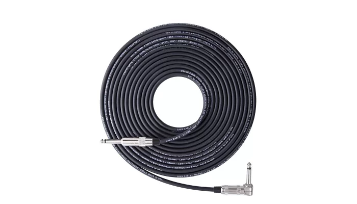 Інструментальний кабель Jack 6,3 - кутовий Jack 6,3 LAVA CABLE LCMG15R Magma 15ft, фото № 2