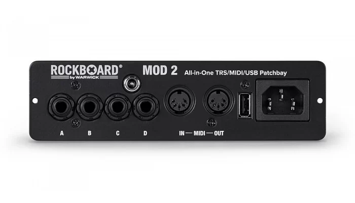 Патч-панель для педалбордов ROCKBOARD RBO B MOD 2 V2 - All-in-One TRS, Midi & USB Patchbay, фото № 3