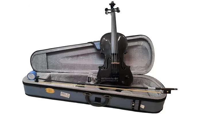 Электроскрипка STENTOR 1515/ABK Harlequin Electric Violin Outfit 4/4 (Black), фото № 2