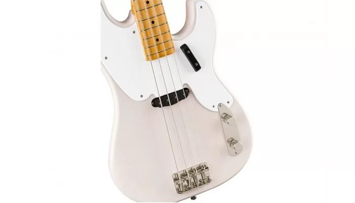 Бас-гитара SQUIER by FENDER CLASSIC VIBE '50S PRECISION BASS MAPLE FINGERBOARD WHITE BLONDE, фото № 4