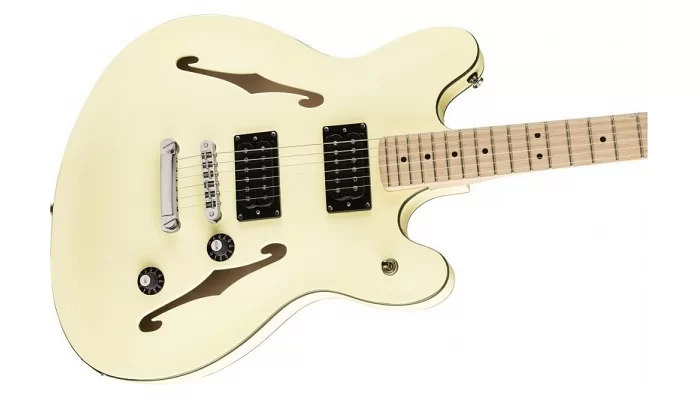 Гітара напівакустична SQUIER by FENDER AFFINITY SERIES STARCASTER MAPLE FINGERBOARD OLYMPIC WHITE, фото № 3