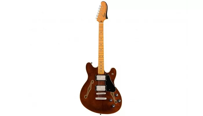 Гітара напівакустична SQUIER by FENDER CLASSIC VIBE STARCASTER MAPLE FINGERBOARD WALNUT, фото № 1