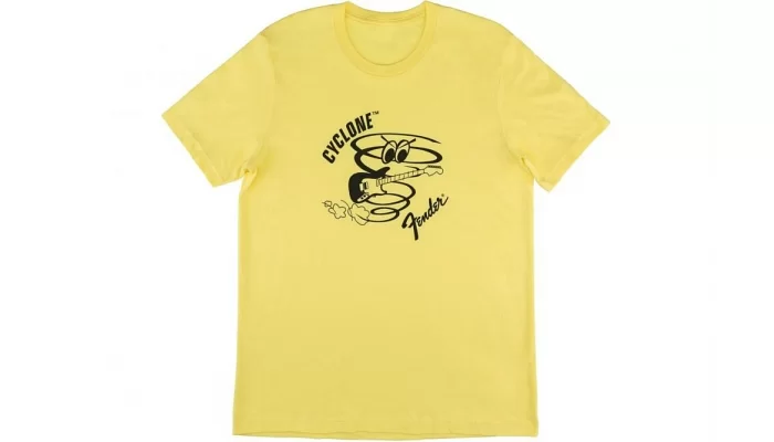 Футболка FENDER T-SHIRT CYCLON YELLOW M, фото № 1