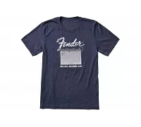 Футболка FENDER T-SHIRT DELUXE REVERB BLUE M