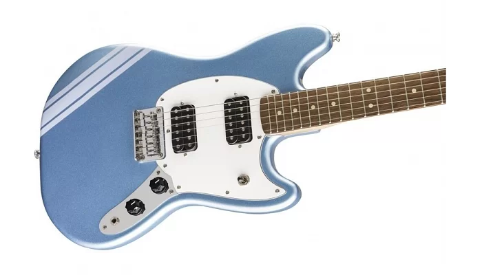 Електрогітара SQUIER by FENDER BULLET MUSTANG LTD COMPETITION BLUE, фото № 3
