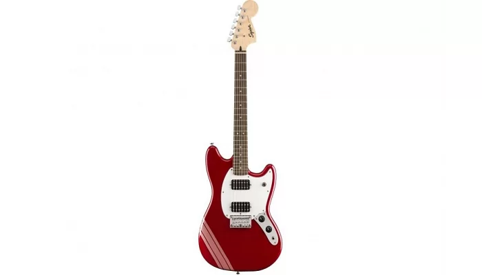 Електрогітара SQUIER by FENDER BULLET MUSTANG LTD COMPETITION RED, фото № 1