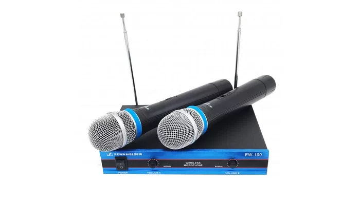 Радіосистема з двома ручними мікрофонами EMCORE EW100, фото № 2