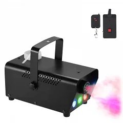 Генератор дыма с пультом управления и RGB подсветкой EMCORE F-401 LED