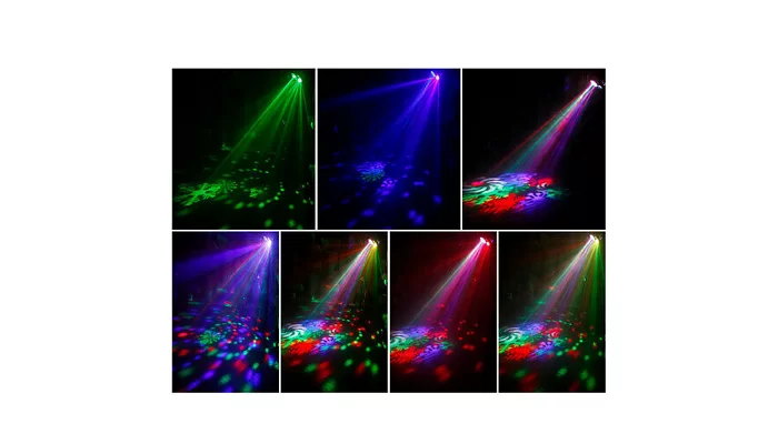 Світлодіодний LED прилад 4-в-1 Free Color MINI FX 4 BUBBLE, фото № 3