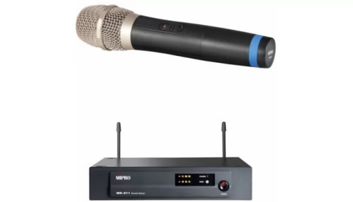 Радіосистема з ручним мікрофоном Mipro MR-811 / MH-80 / MD-20 (800.425 MHz) Dynamic (MU-59b), фото № 2